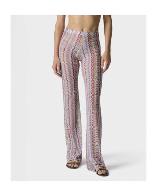 Missoni Gray Zigzag Trousers