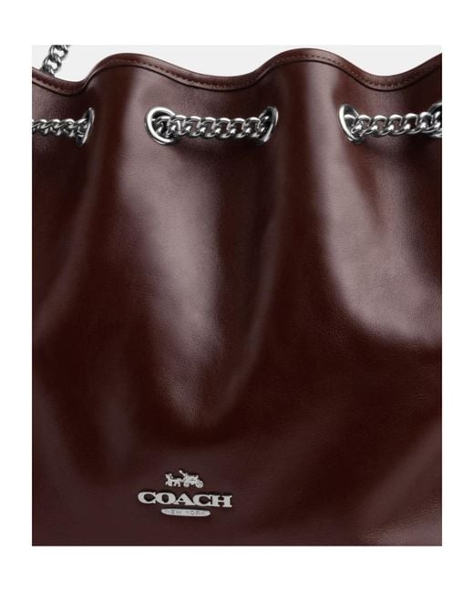 COACH Brown Evelyn Handbag