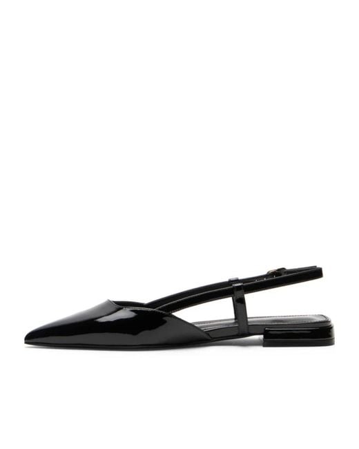 Stuart Weitzman Black Vinnie Slingback
