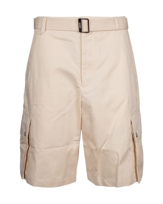 Jacquemus Natural Le Cargo Bermuda for men
