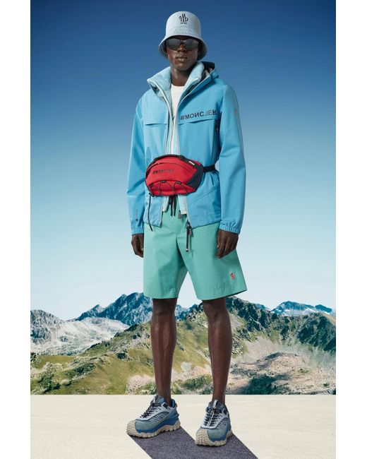 Moncler Blue Grenoble Shipton Hooded Jacket for men