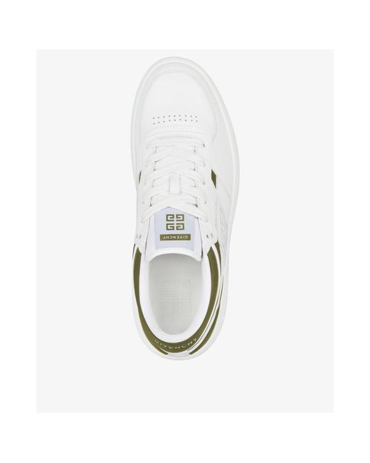Givenchy White G Move Low-Top Sneakers for men