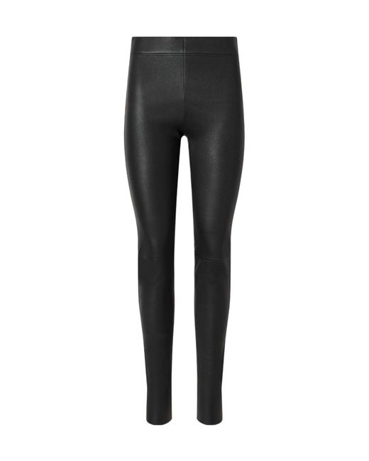 Joseph Black Slimfit Leather Pants