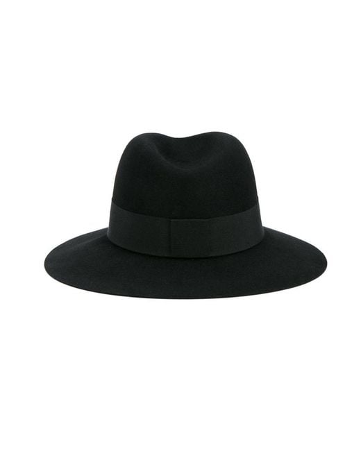 Maison Michel Black Henrietta Fedora