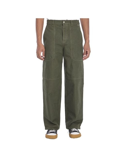 Loewe Green Straight-Leg Cargo Pants for men
