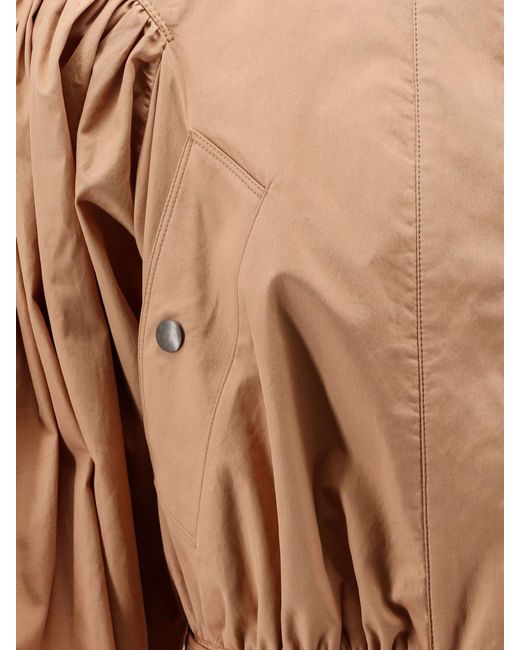 Chloé Brown Long-Sleeved Casual Jacket