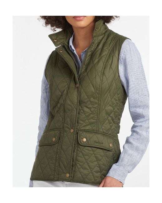 Barbour Green Logo Vest
