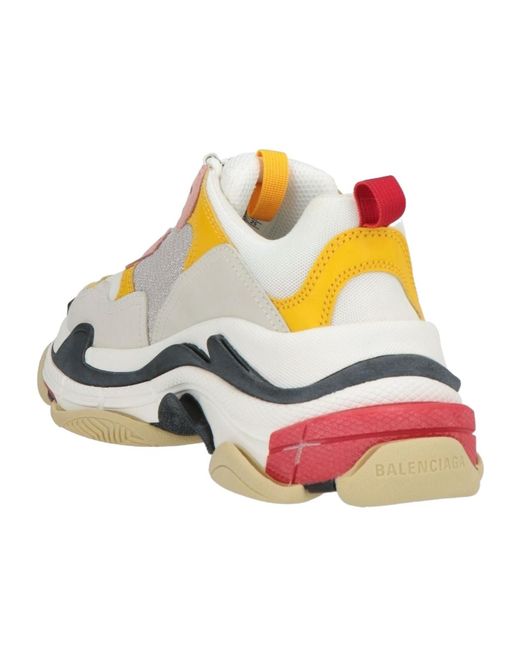 Balenciaga White Platform Sneakers