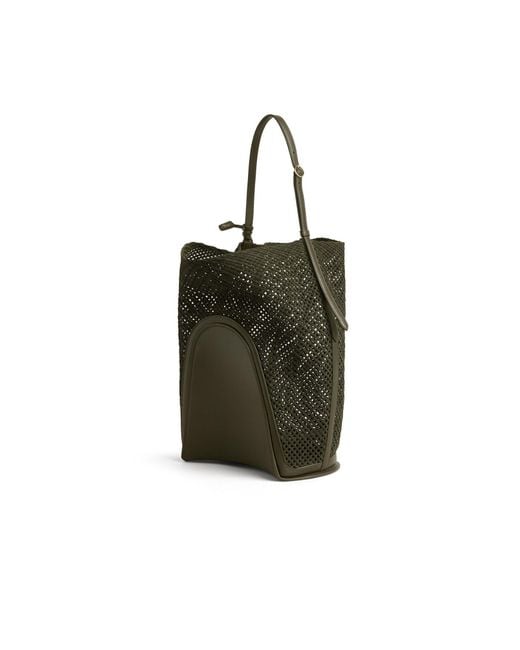 Alaïa Black Hip Large Bucket Bag