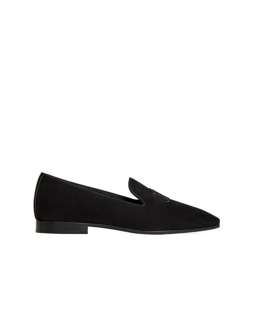 Céline Black Triomphe Slippers for men