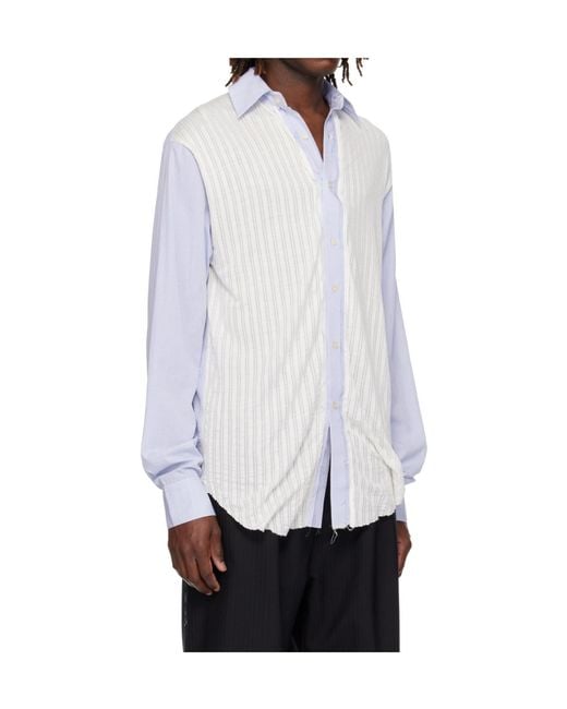 Edward Cuming White Kitchen Boxing Day Collared Shirt for men