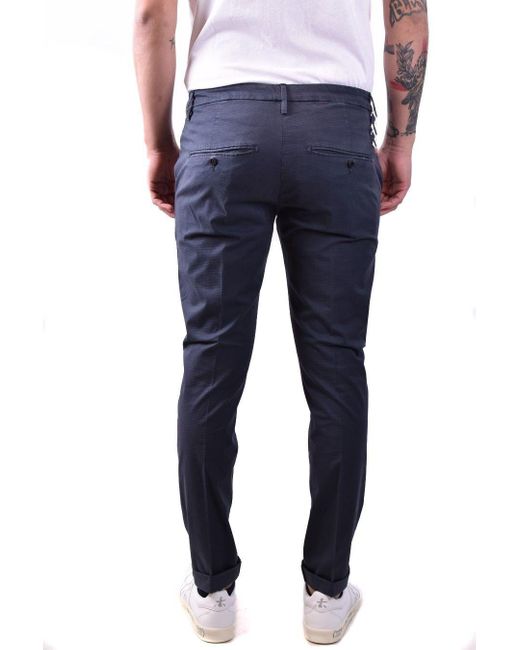 Dondup Blue Trousers for men