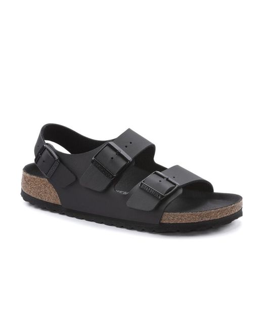 Birkenstock Black Milano Sandals for men