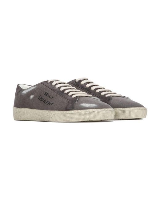 Saint Laurent Brown Sl06 Old Casual Sports Shoes for men