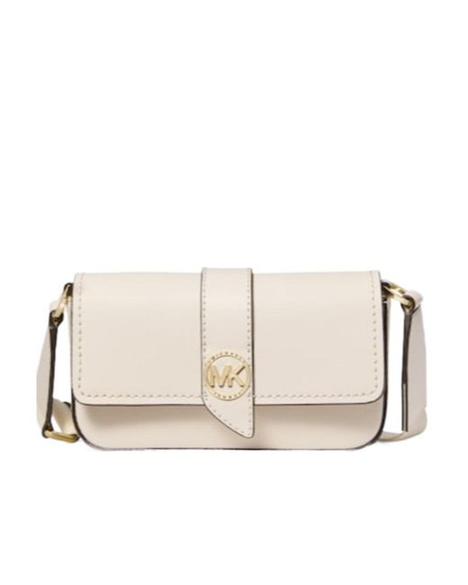 Michael Kors Natural Greenwich Xs Leather Crossbody Bag