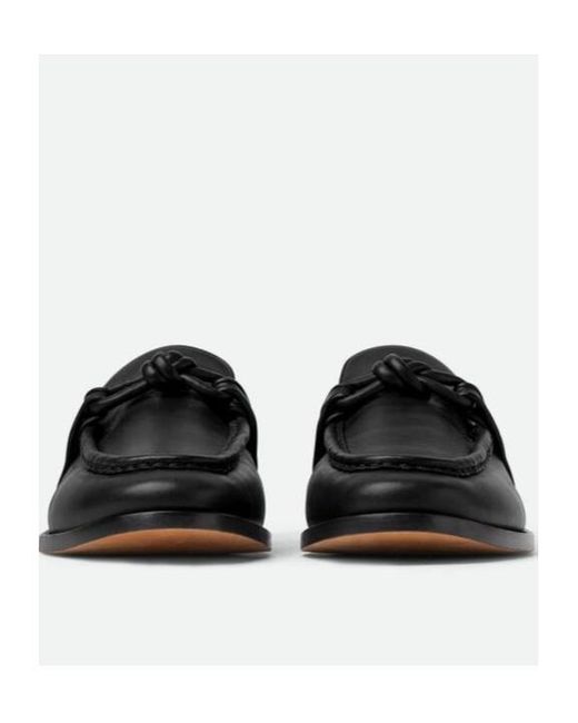 Bottega Veneta Black Astaire Slip-On Loafers for men