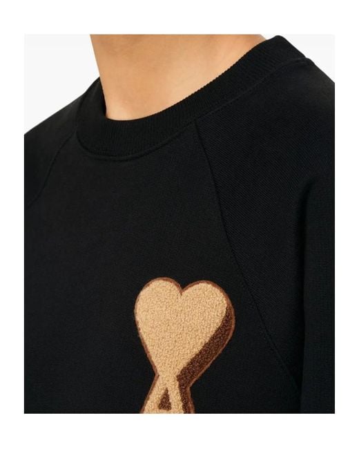 AMI Black Sweatshirts for men