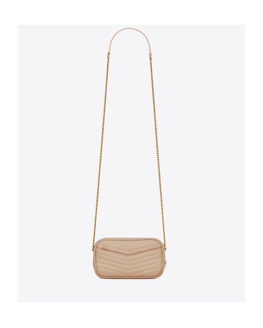 Saint Laurent White Lou Mini Bag