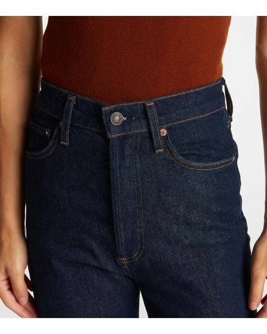 Agolde Blue High-Waisted Jeans