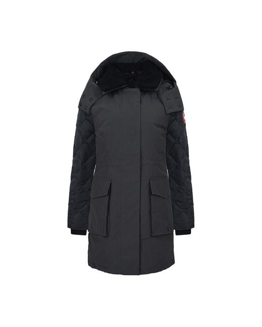 Canada Goose Black Hooded Down Jacket for men