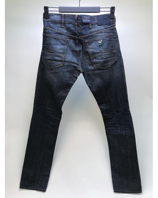 Armani Jeans Blue Five-Pocket Jeans for men