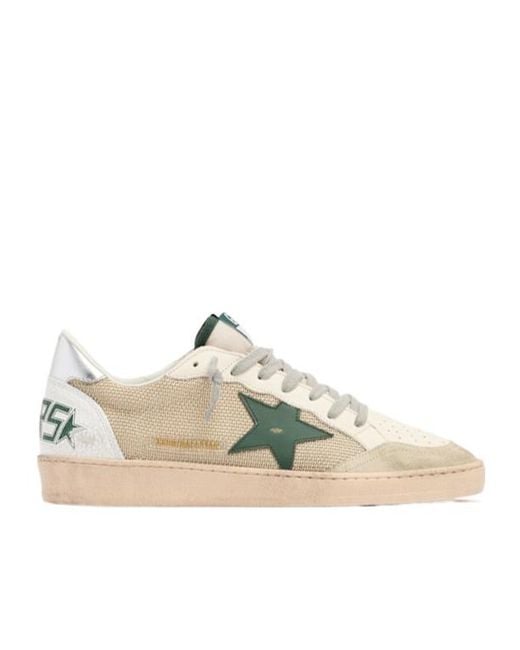 Golden Goose Deluxe Brand Multicolor Ballstar Mesh Leather Sneakers for men