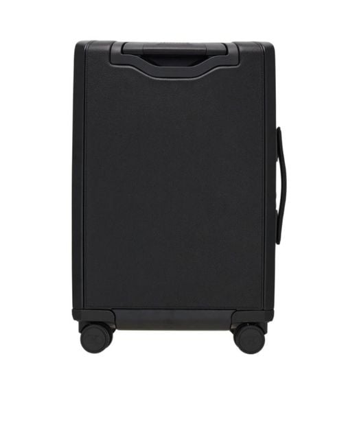 Ferragamo Black Embossed Ferragamo Monogram Hand Luggage for men