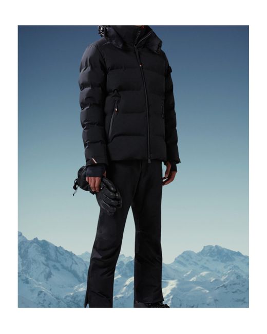 Moncler Black Montgetech Down Jacket for men