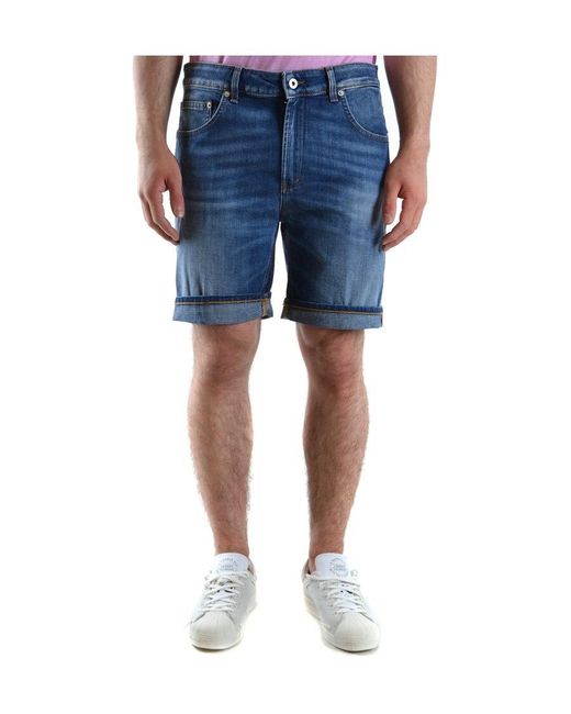 Dondup Blue Trousers for men