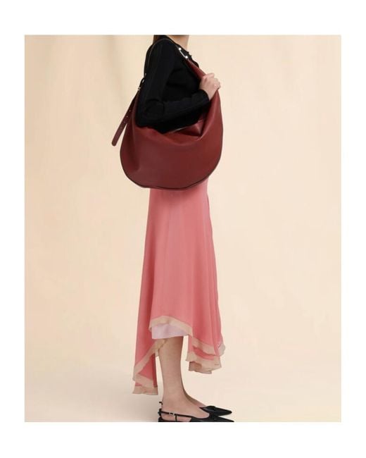 Marni Brown Dot Medium Hobo Bag