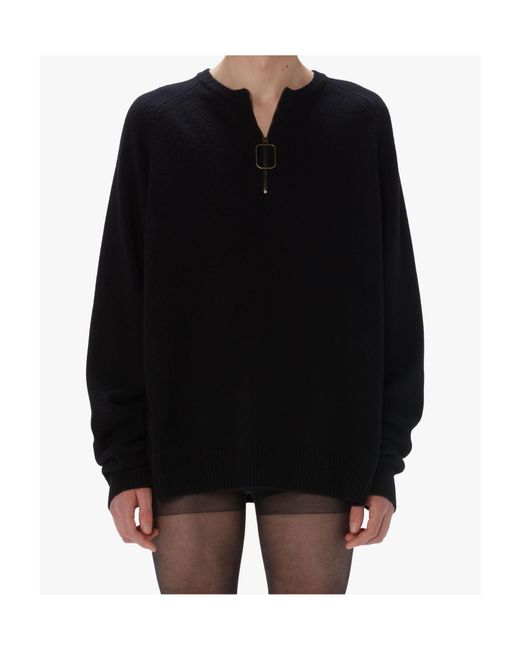 J.W. Anderson Blue Jw Anderson Half-Zip Jumper for men