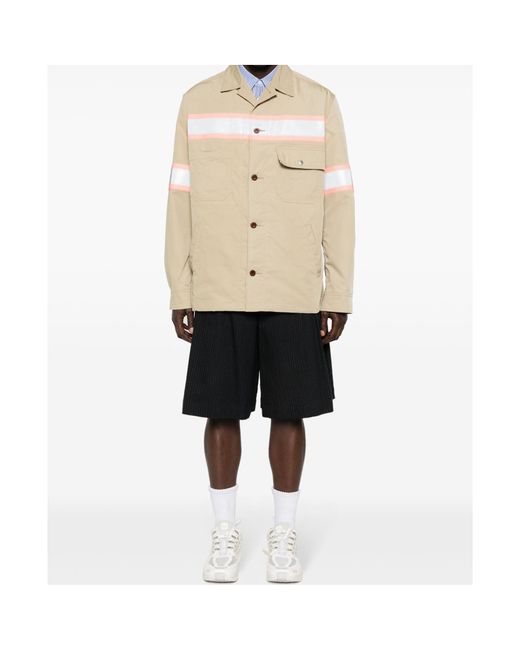 Junya Watanabe White Long-Sleeved Casual Jacket for men