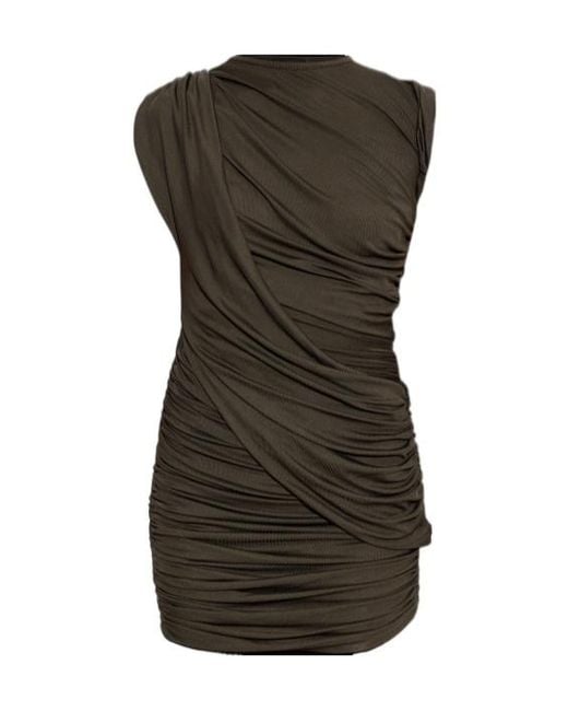 Christopher Esber Black Twisted Mini Dress