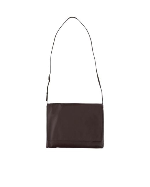 The Row White Nan Messenger Shoulder Bag