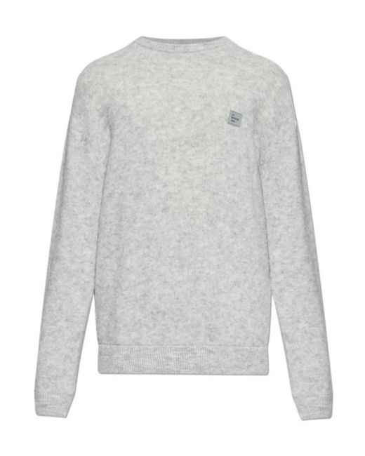 American Vintage Gray Crew-Neck Sweater for men