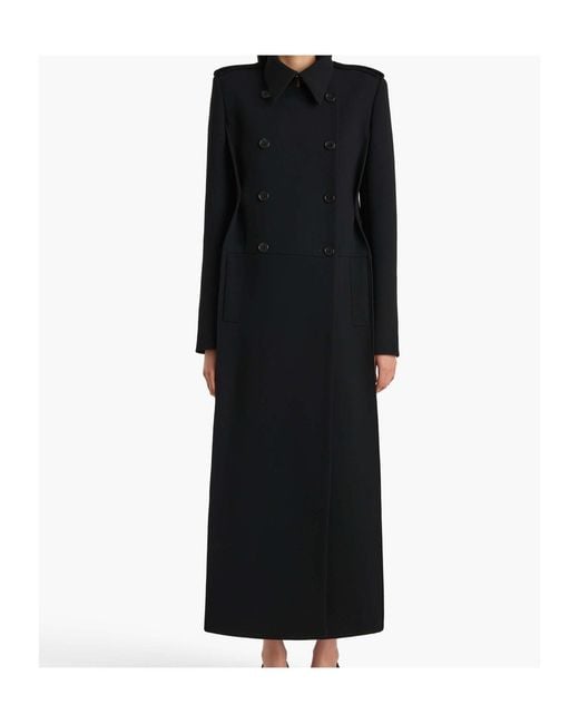Khaite Black Alton Coat