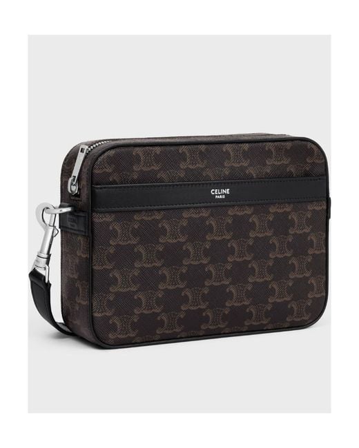 Céline Black Small Messenger Bag for men