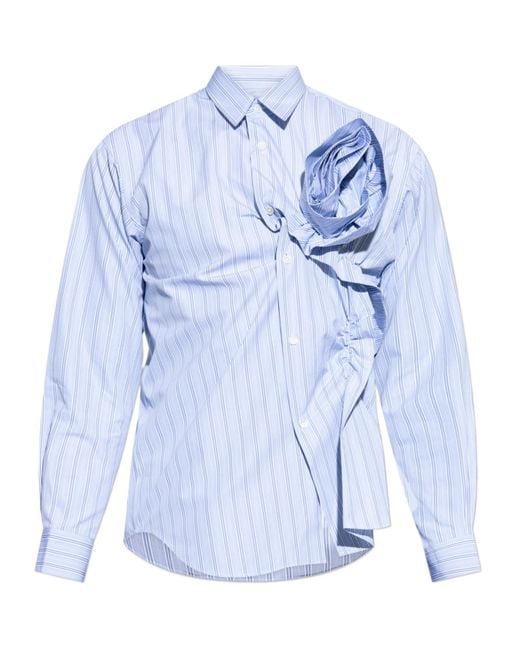 Comme des Garçons Blue Long Sleeve Shirt for men