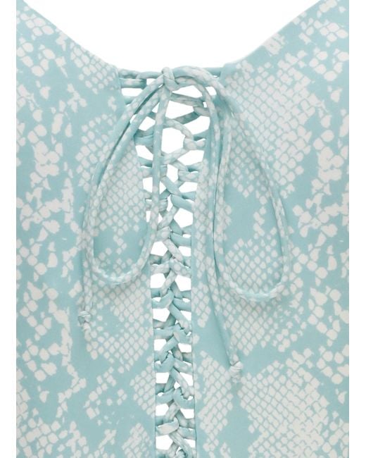 Fisico Blue Sling Swimsuit