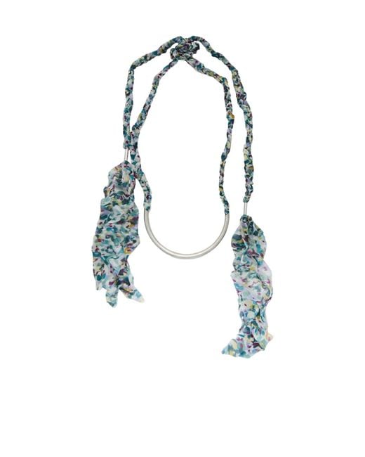 Isabel Marant Blue Metal Necklace