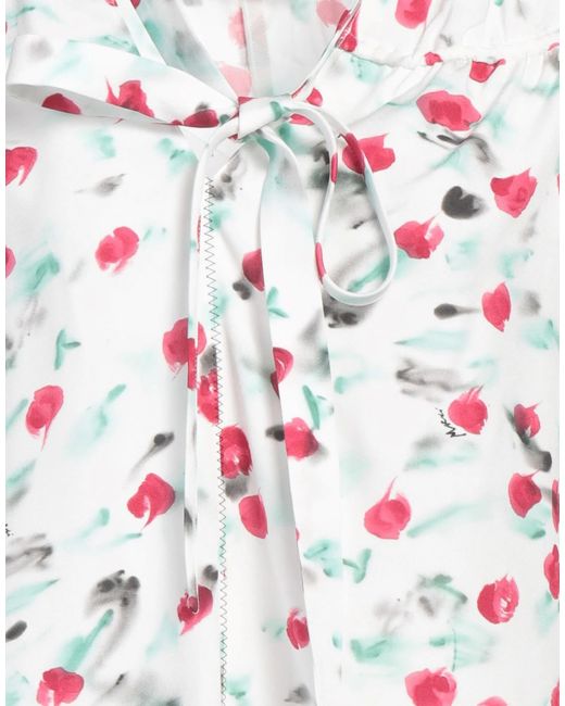 Marni White Floral-Print Top