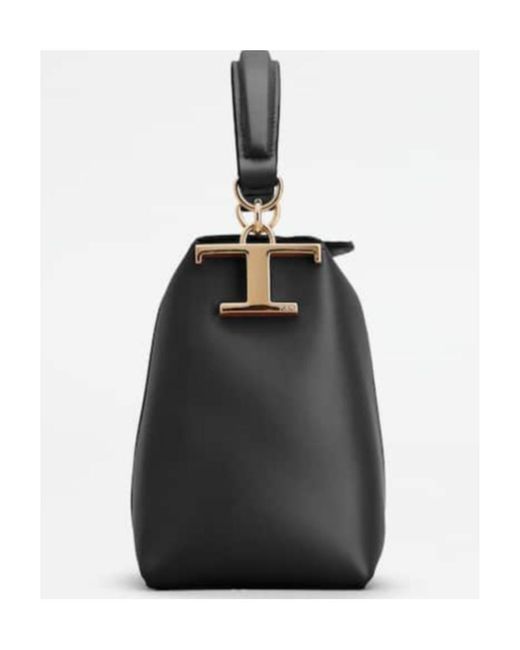 Tod's Black T Case Mini Tote Bag