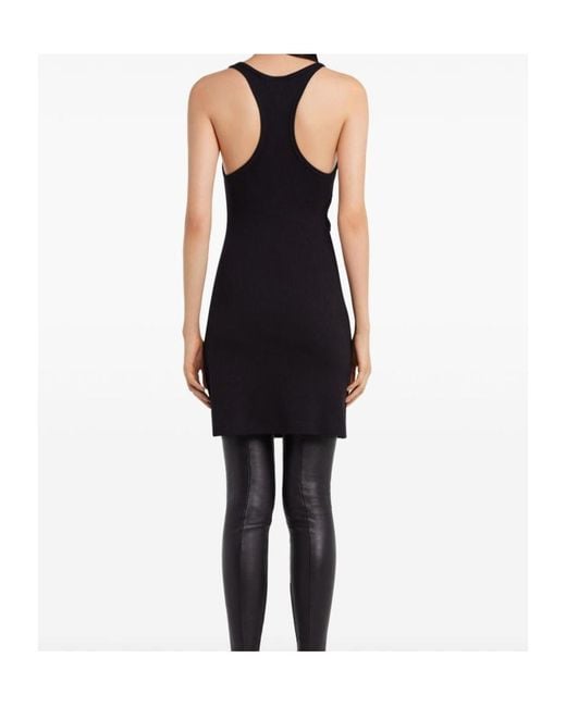 Courreges Black Courrèges Twist 90's Cut-Out Detailed Mini Dress