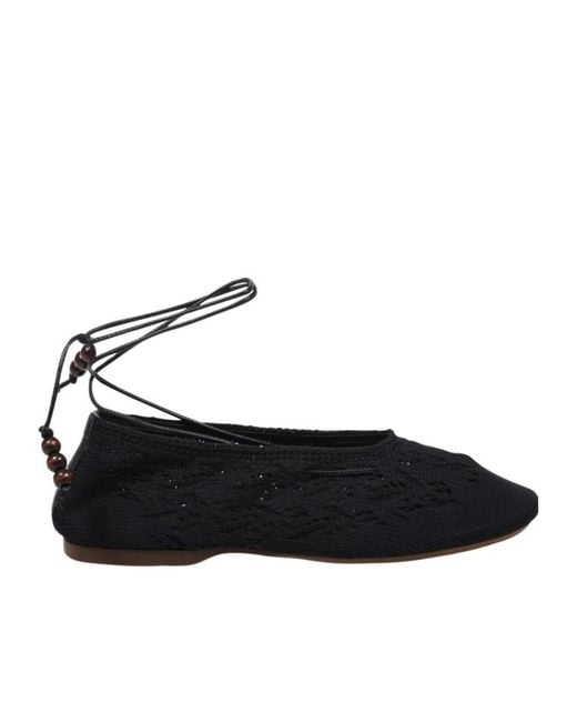 Alohas Black Rosemary Ballet Flats