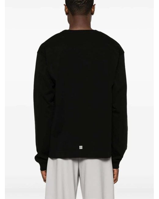 Givenchy Black 4G Stars Cotton T-Shirt for men