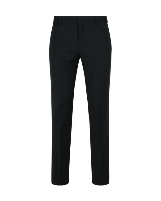 PT01 Black Pt Torino Epsilo Pleated Pants for men