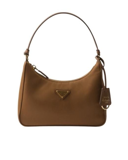 Prada Brown Re-Edition 2005 Mini Handbag