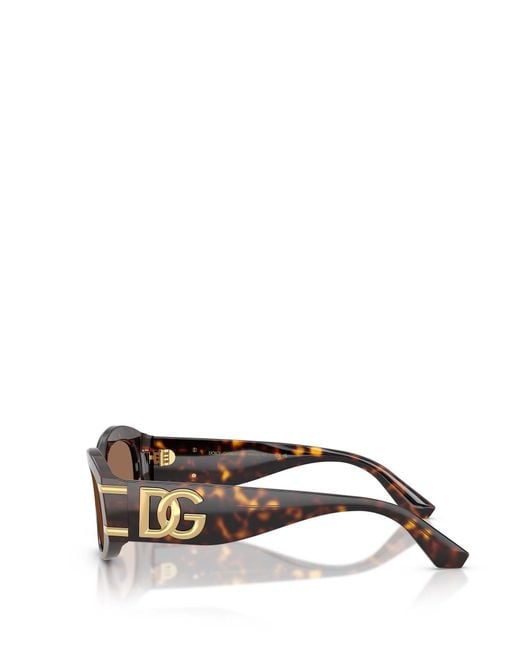 Dolce & Gabbana Multicolor Eyewear Oval Frame Sunglasses