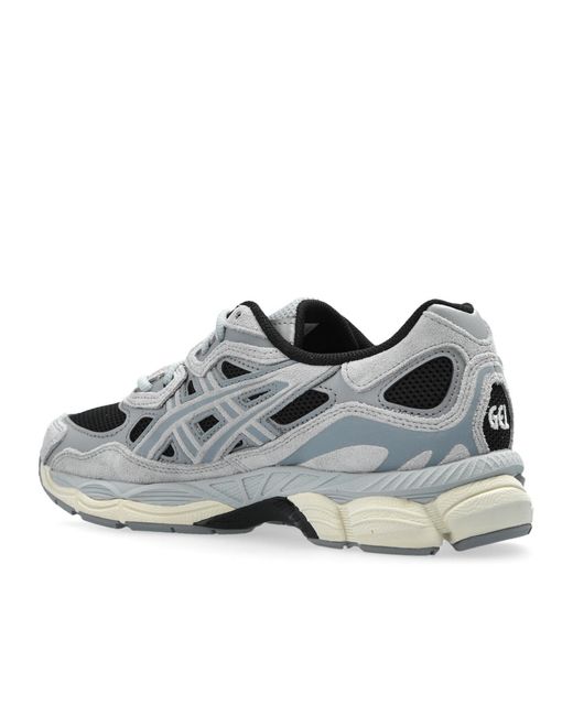 Asics Gray Gel-Nyc Lace-Up Sneakers