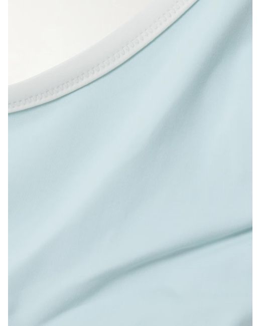 Marysia Swim Blue Two-Tone Bikini Top